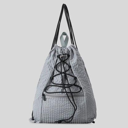 Drawstring Backpack Lightweight Durable Fabric