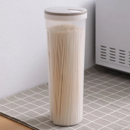 Dry Food Storage Container Rotating Portion-Control Lid