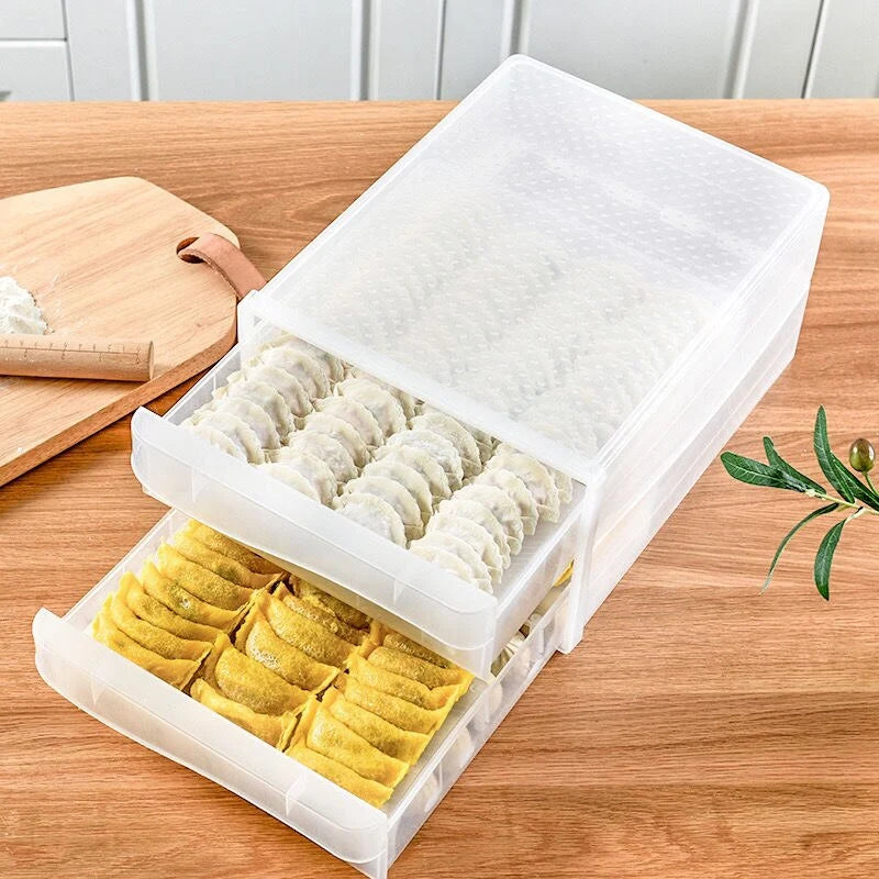 Egg Storage Container Transparent Individual Compartments Carry Handle