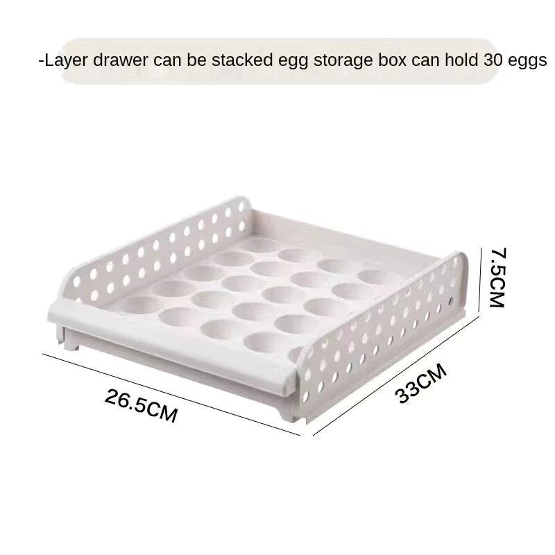 Egg Storage Container Transparent Individual Compartments Carry Handle