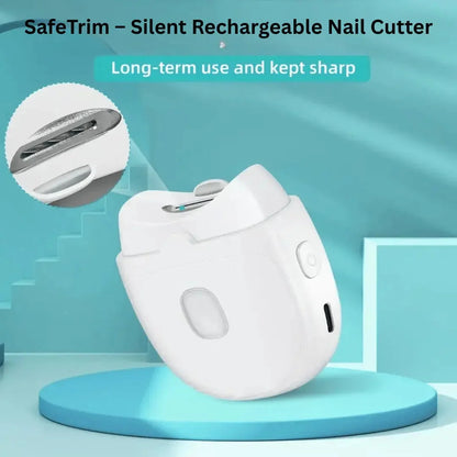 Electric Nail Clipper Guarded Blade LED Light USB-C Rechargeable