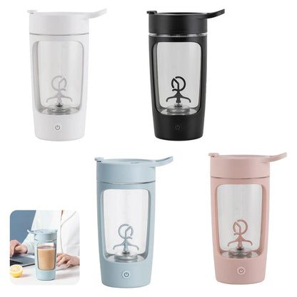 Electric Protein Shaker Bottle Automatic Mixing Leakproof 22 Oz