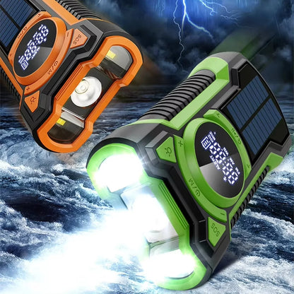 Emergency Radio Solar & Hand-Crank Charging 5000mAh Power Bank