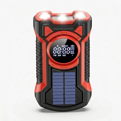 Emergency Radio Solar & Hand-Crank Charging 5000mAh Power Bank