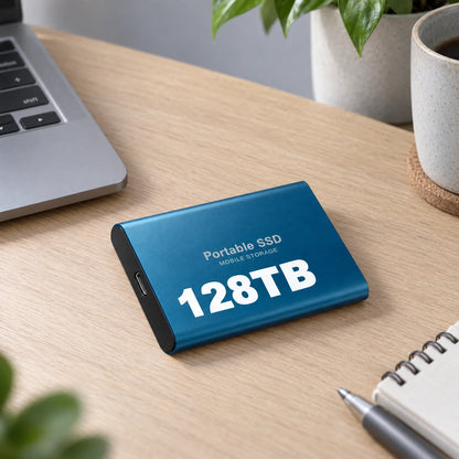 External SSD 128 TB Portable Shock-Resistant