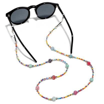 Eyeglass Chain Colorful Beaded Adjustable Fit