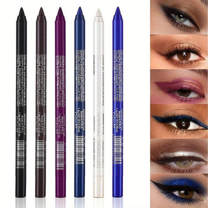 Eyeliner Pencil Set 12 Shades Waterproof Sweat-Resistant