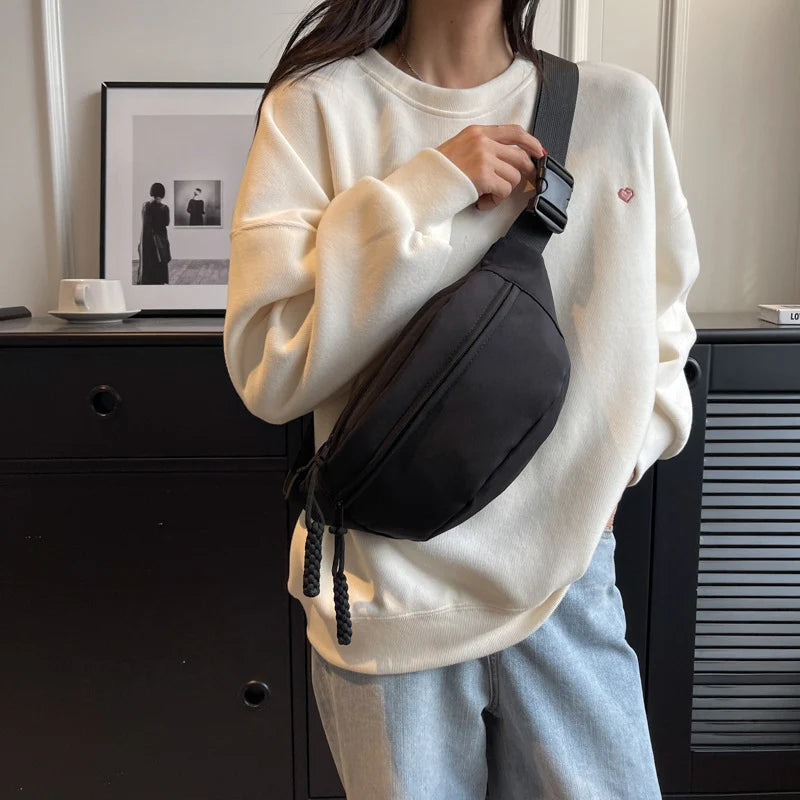 Fanny Pack Adjustable Strap Spacious Compartments for Waist or Crossbody Wear