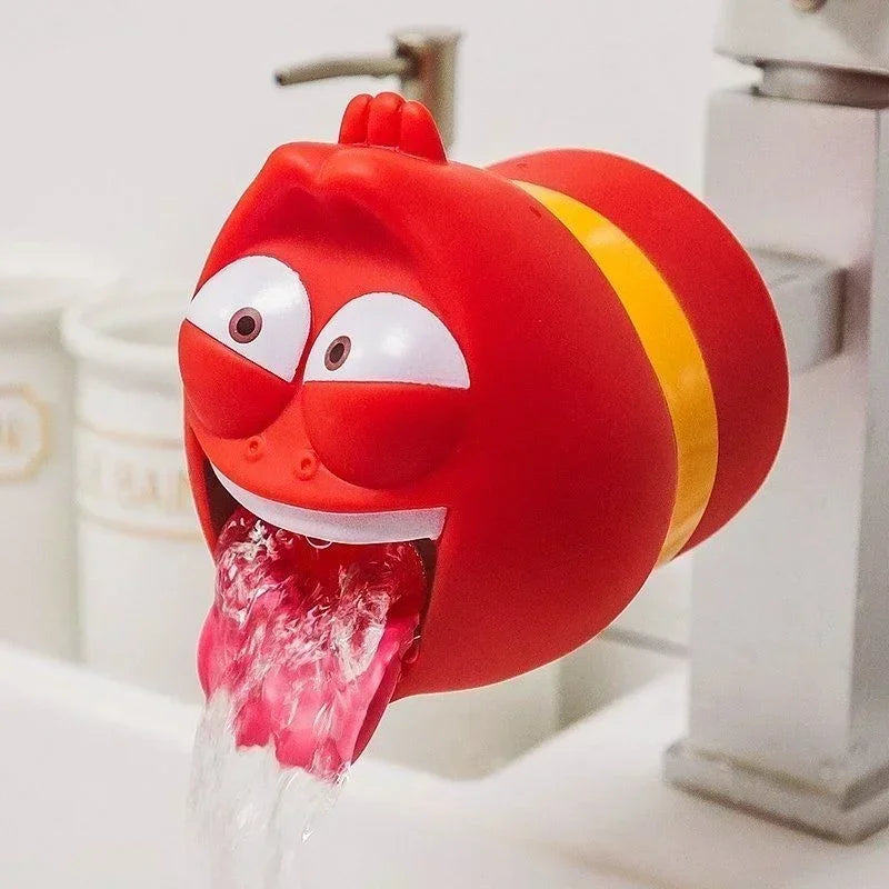 Faucet Extender Cartoon Bug Soft Silicone Base