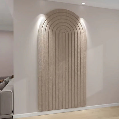 Felt Pin Board Self-Adhesive Curved Striped Design