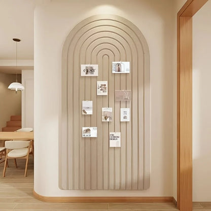 Felt Pin Board Self-Adhesive Curved Striped Design