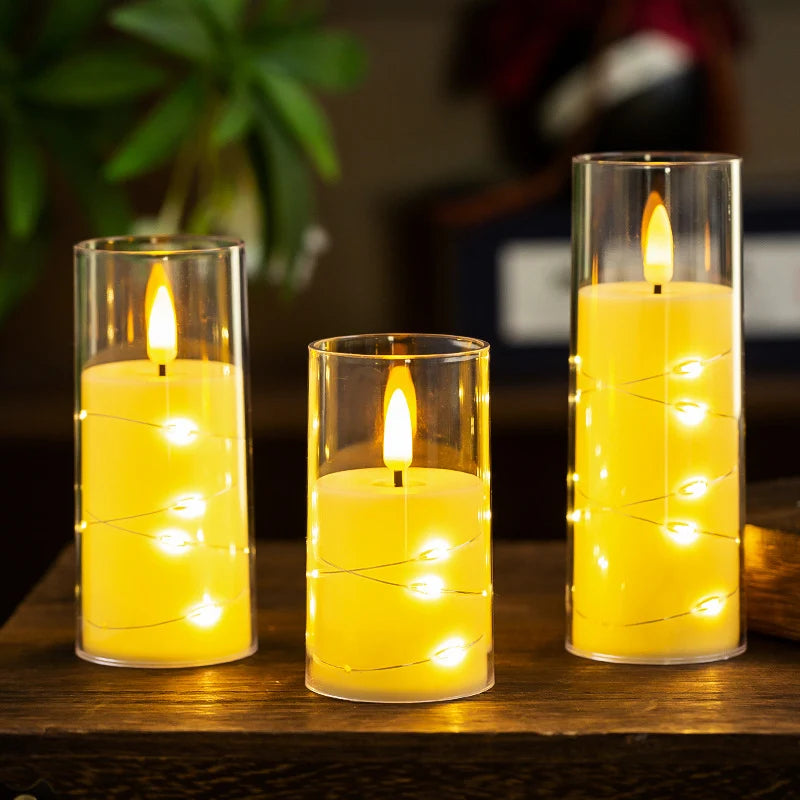 Flameless Candle Realistic Flicker Child & Pet Safe