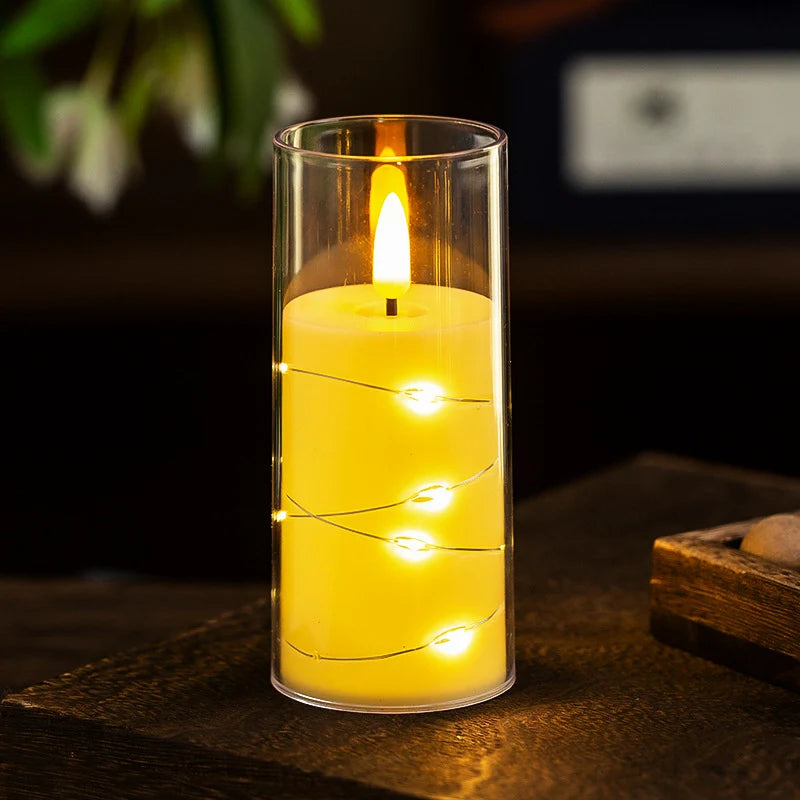 Flameless Candle Realistic Flicker Child & Pet Safe