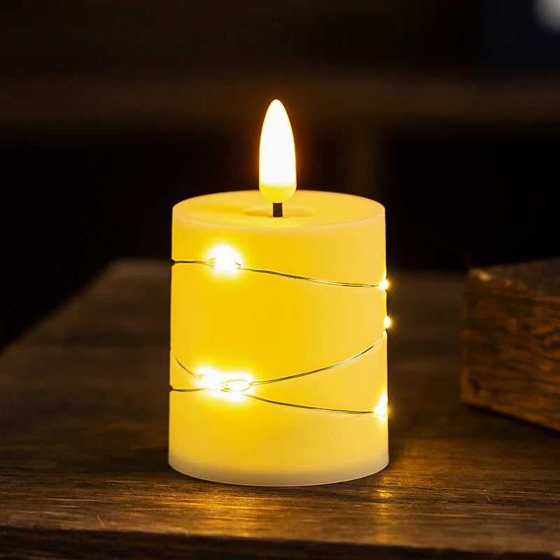 Flameless Candle Realistic Flicker Child & Pet Safe
