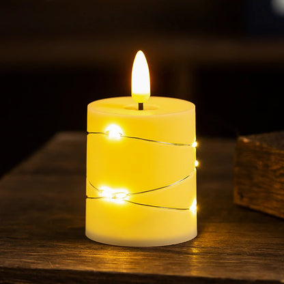 Flameless Candle Realistic Flicker Child & Pet Safe