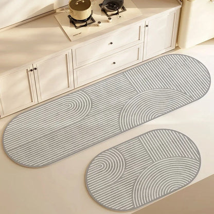 Floor Mat Diatomite Quick-Drying Non-Slip Backing