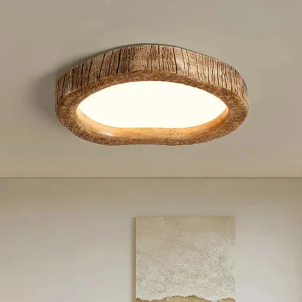 Flush Mount Ceiling Light Low-Profile Integrated LED Diffused Panel