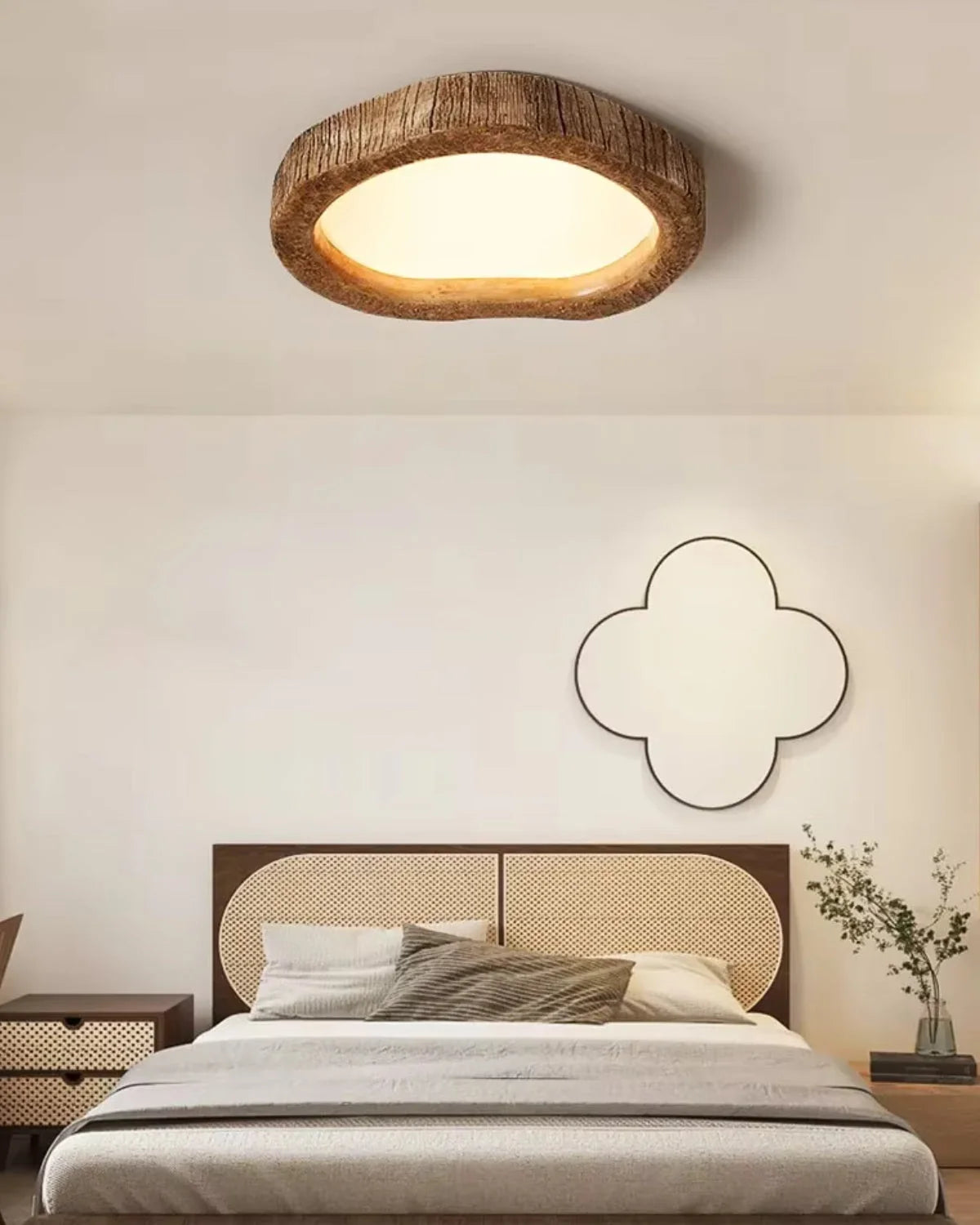 Flush Mount Ceiling Light Low-Profile Integrated LED Diffused Panel