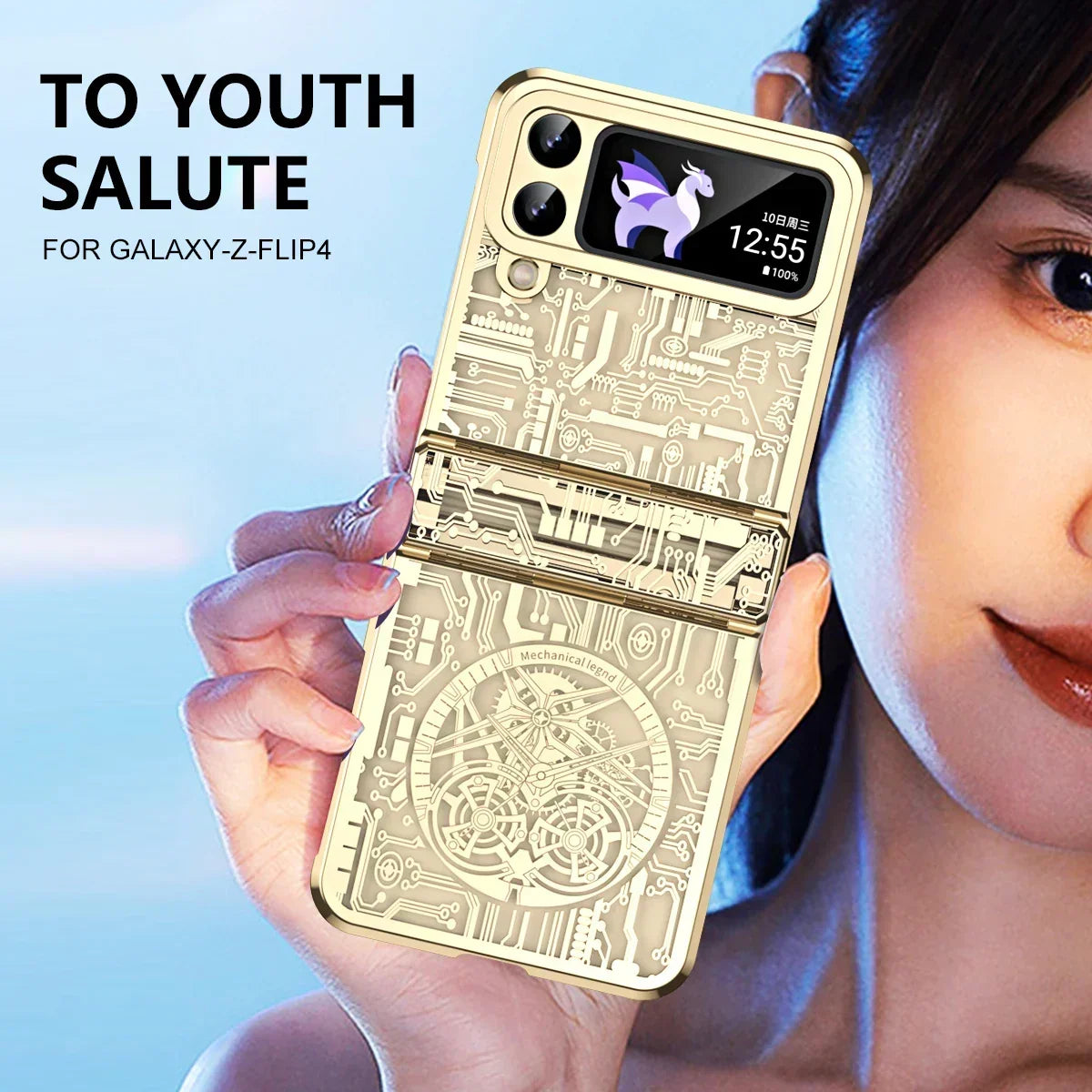 Foldable Phone Case Full Coverage Anti-Scratch Dustproof