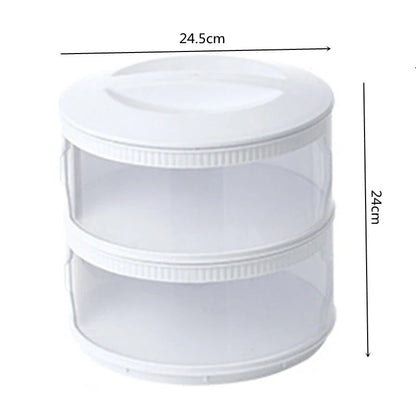 Food Storage Container Transparent Stackable ABS