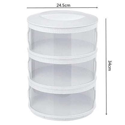 Food Storage Container Transparent Stackable ABS