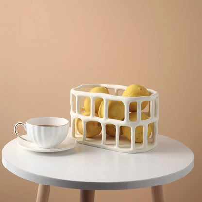 Fruit Tray Resin Hollow Airflow Design