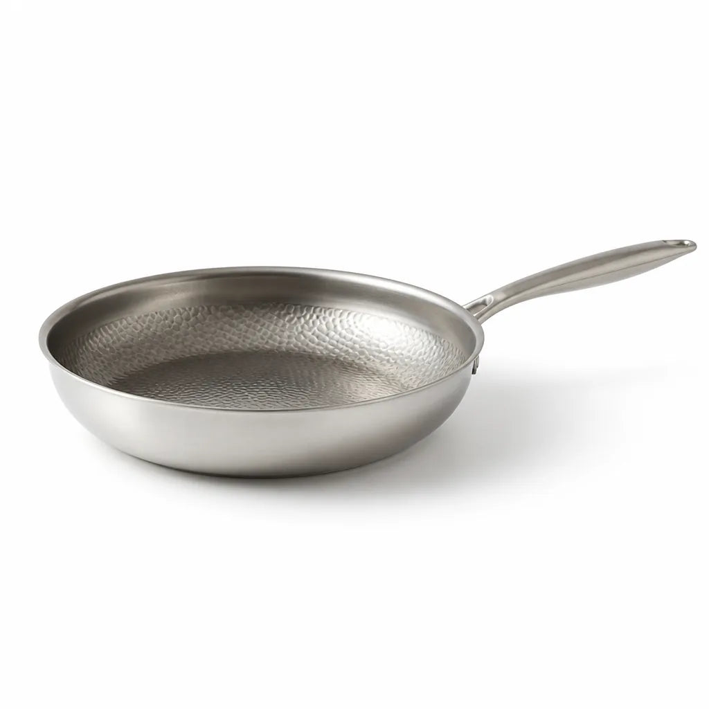 Frying Pan Hand-Hammered Titanium Natural Non-Stick Induction Compatible