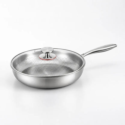 Frying Pan Hand-Hammered Titanium Natural Non-Stick Induction Compatible