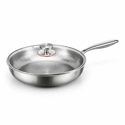 Frying Pan Hand-Hammered Titanium Natural Non-Stick Induction Compatible
