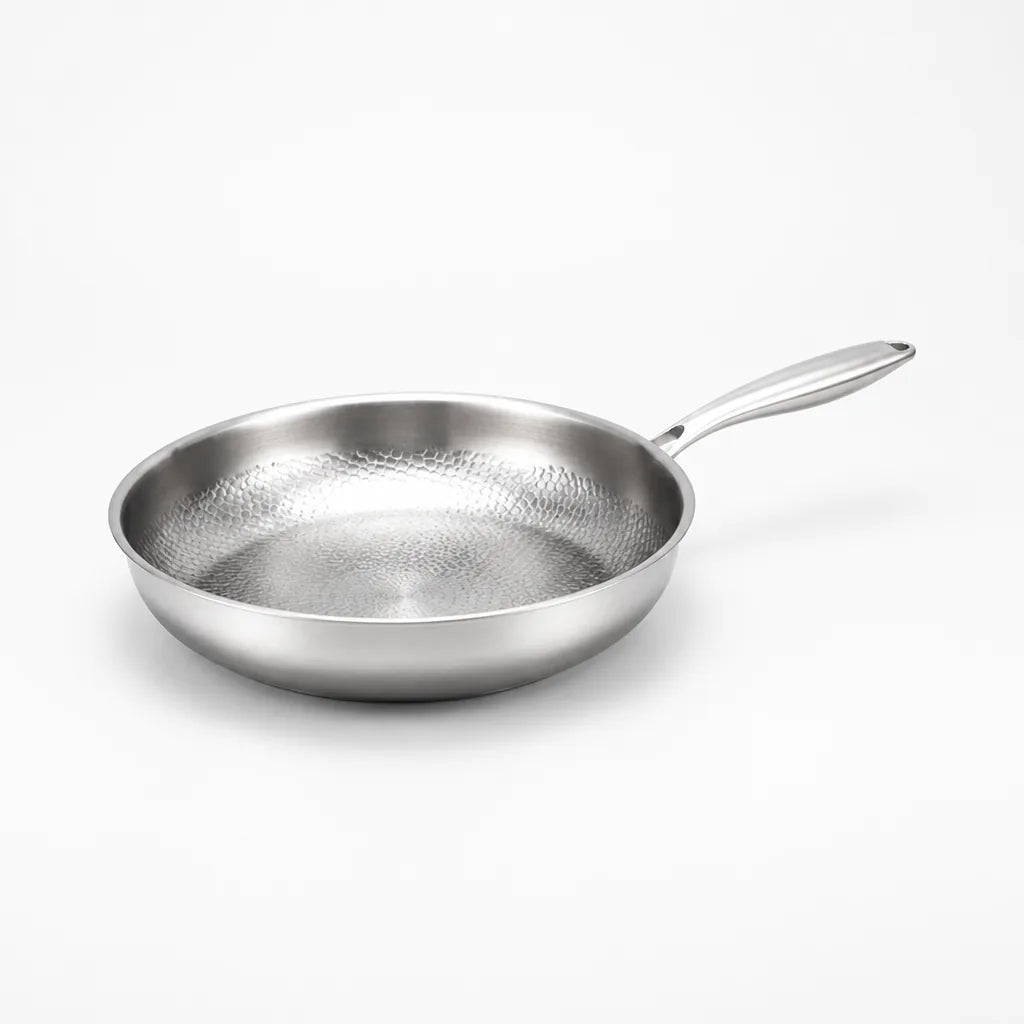 Frying Pan Hand-Hammered Titanium Natural Non-Stick Induction Compatible