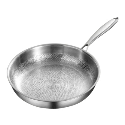 Frying Pan Pure Titanium Hammered Finish Induction Compatible