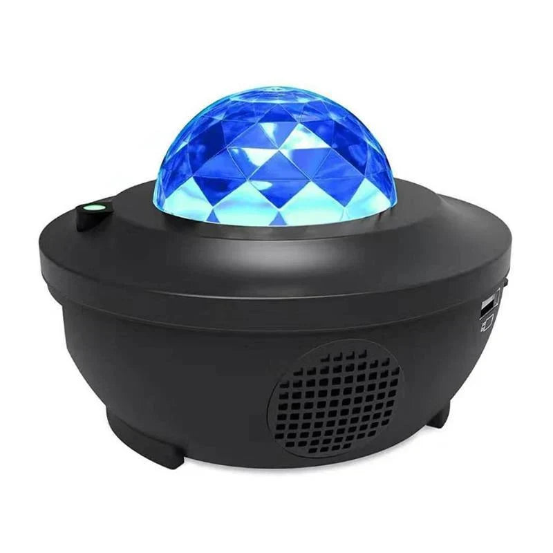 Galaxy Projector Starry Sky Ocean Waves Bluetooth Speaker Remote Control & Timer