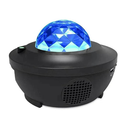 Galaxy Projector Starry Sky Ocean Waves Bluetooth Speaker Remote Control & Timer