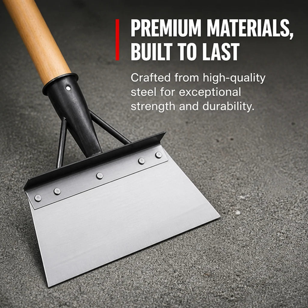 Garden Hoe Scraper Stainless Steel Multi-Purpose Blade