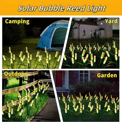 Garden Lights Solar-Powered LED Reed Design Waterproof