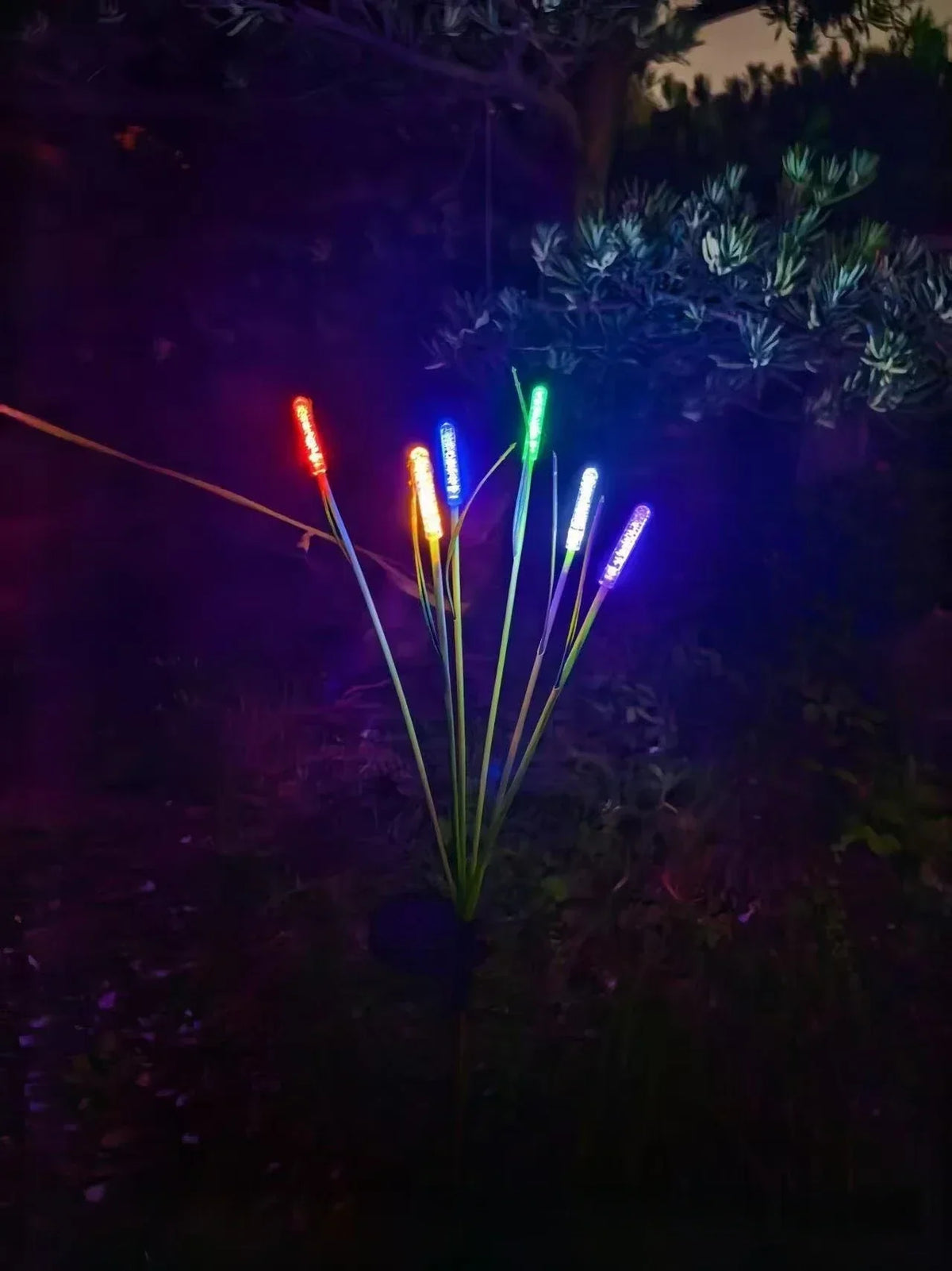 Garden Lights Solar-Powered LED Reed Design Waterproof
