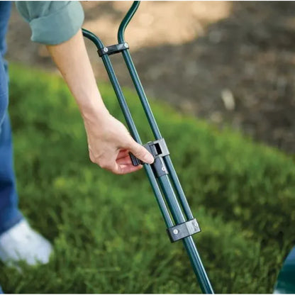 Garden Scooter Adjustable Swivel Seat Pneumatic Tires