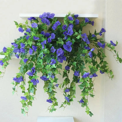 Garland Morning Glory Realistic Silk UV-Resistant & Weatherproof