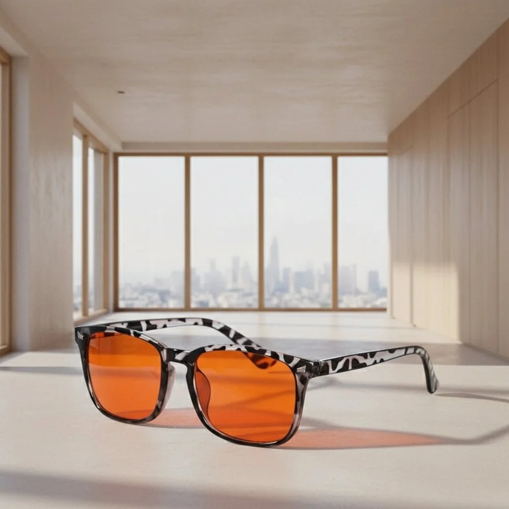 Glasses Blue Light Blocking Red Orange & Yellow Lenses