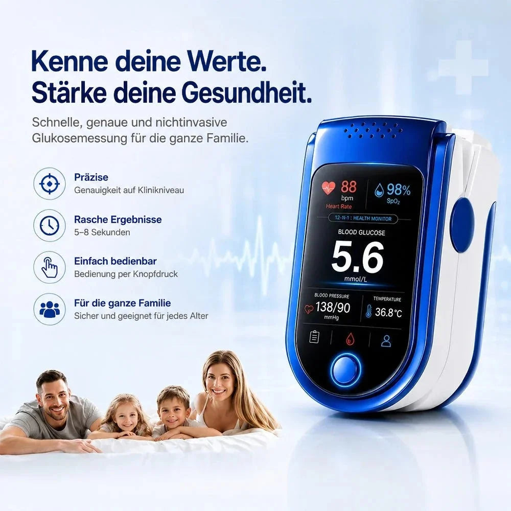 Glucose Monitor Non-Invasive Digital Display