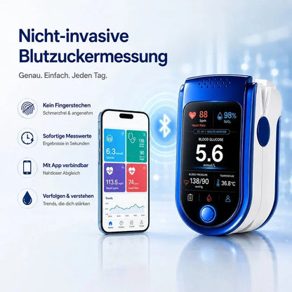 Glucose Monitor Non-Invasive Digital Display