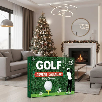 Golf Advent Calendar 24-Day Countdown With 24 Accessories