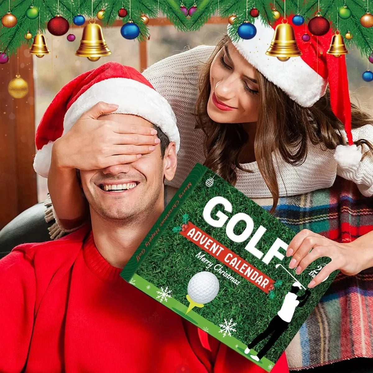 Golf Advent Calendar 24-Day Countdown With 24 Accessories