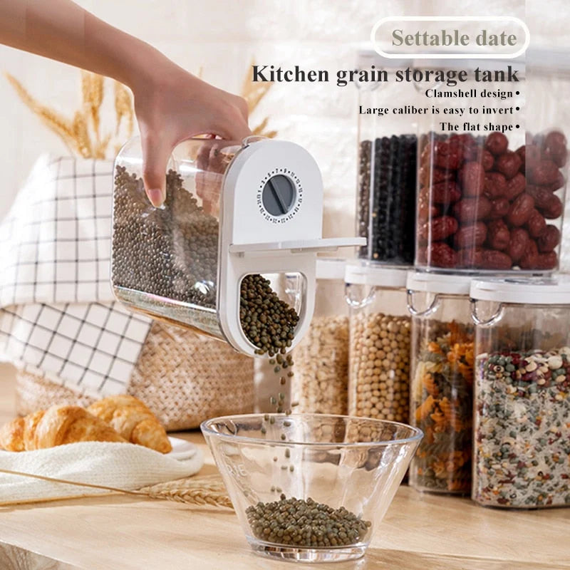 Grain Storage Container Sealed Adjustable Date Dial