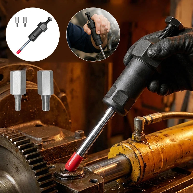 Grease Fitting Cleaner Tool With M6 & M8 Adapters