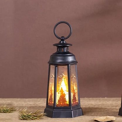 Halloween Lantern Weather-Resistant Indoor & Outdoor With Carry Handle