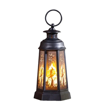 Halloween Lantern Weather-Resistant Indoor Outdoor With Handle