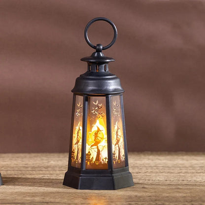 Halloween Lantern Weather-Resistant Indoor Outdoor With Handle