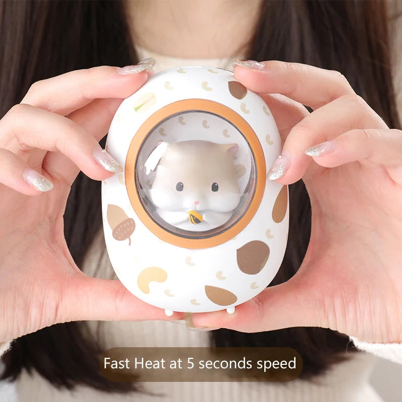 Hand Warmer Power Bank Double-Sided Heating 5000mAh Battery