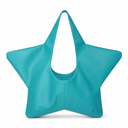 Handbag Star-Shaped Synthetic Leather Spacious Interior